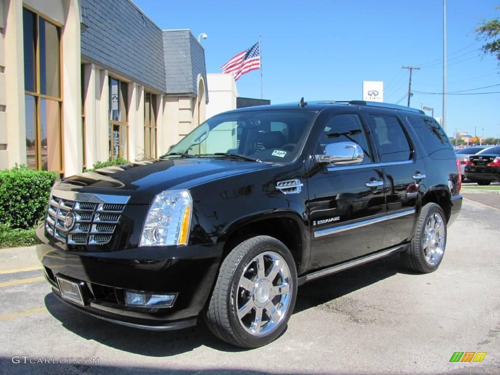2007 Escalade  - Black Raven / Ebony/Ebony photo #3