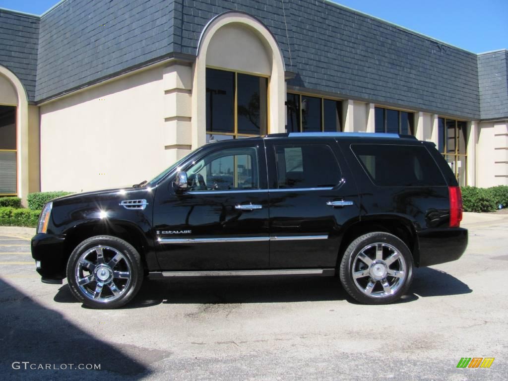 2007 Escalade  - Black Raven / Ebony/Ebony photo #4