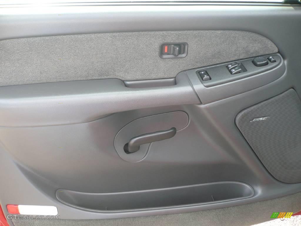 2003 Silverado 1500 LS Extended Cab - Victory Red / Dark Charcoal photo #7