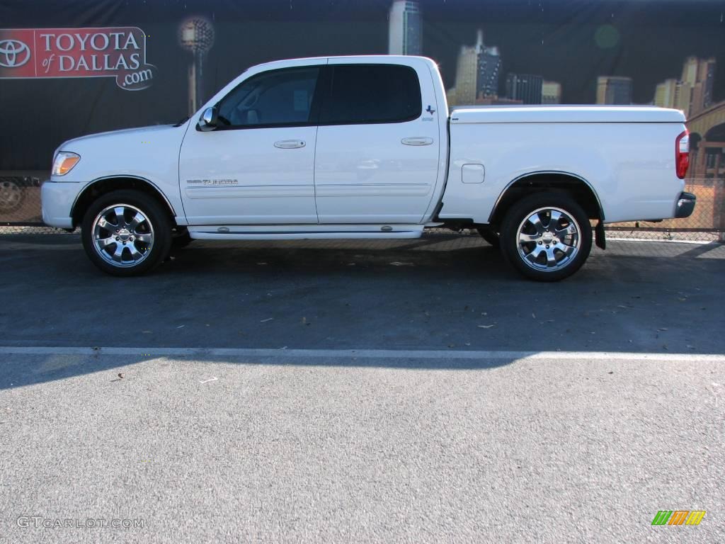 2006 Tundra SR5 Double Cab - Natural White / Taupe photo #1