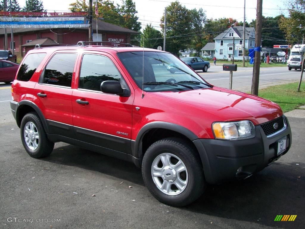 2002 Escape XLT V6 - Bright Red / Medium Graphite photo #8