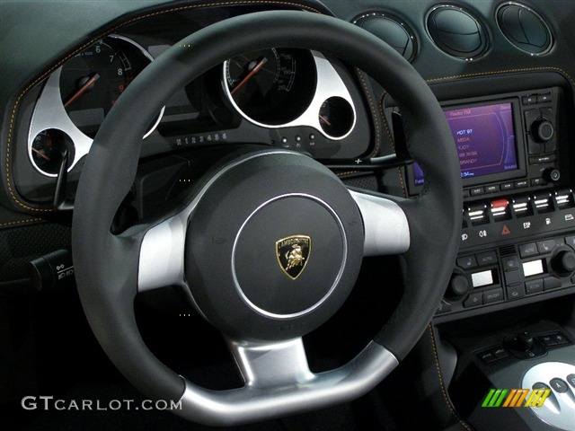 2008 Gallardo Spyder E-Gear - Pearl Orange / Black photo #8