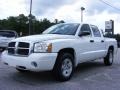 Bright White - Dakota SLT Quad Cab 4x4 Photo No. 4