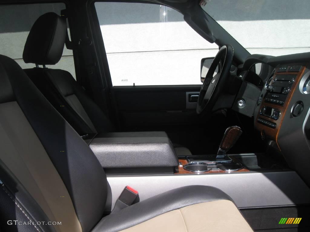 2009 Expedition Eddie Bauer 4x4 - Sangria Red Metallic / Charcoal Black Leather/Camel photo #8