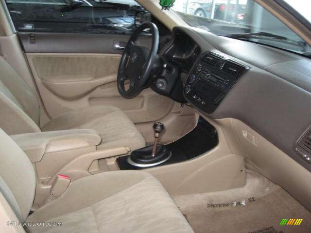 2005 Civic LX Sedan - Taffeta White / Ivory photo #8