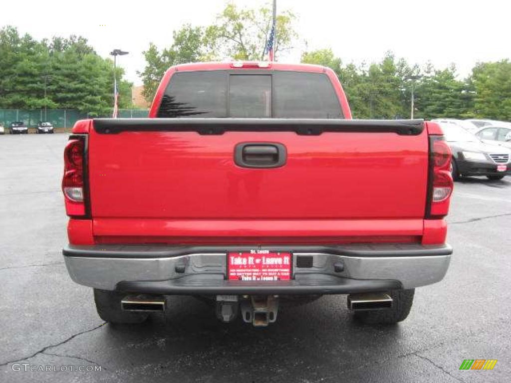 2006 Silverado 1500 Z71 Extended Cab 4x4 - Victory Red / Dark Charcoal photo #13