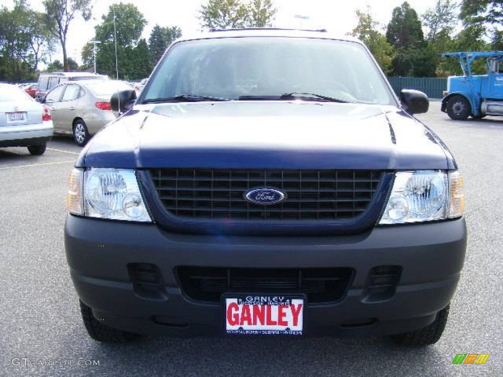 2004 Explorer XLS - Dark Blue Pearl Metallic / Graphite photo #8