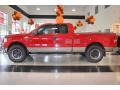 2004 Bright Red Ford F150 XLT SuperCab  photo #3