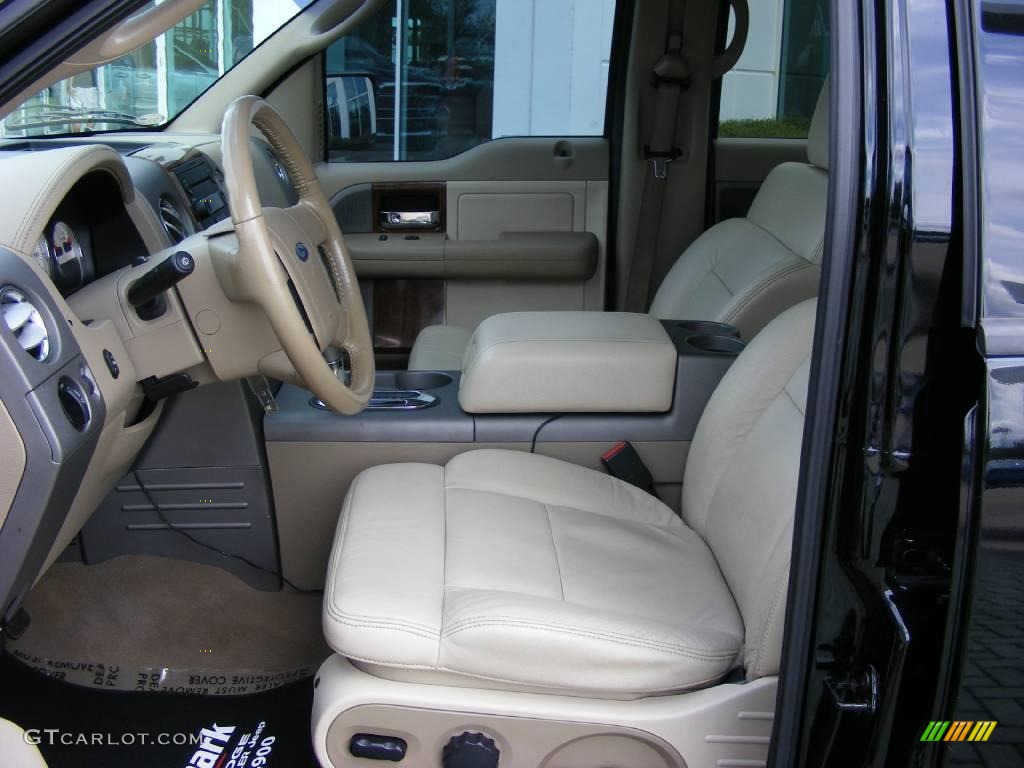 2004 F150 Lariat SuperCrew - Black / Tan photo #12