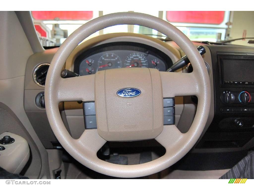 2004 F150 XLT SuperCab - Bright Red / Tan photo #29