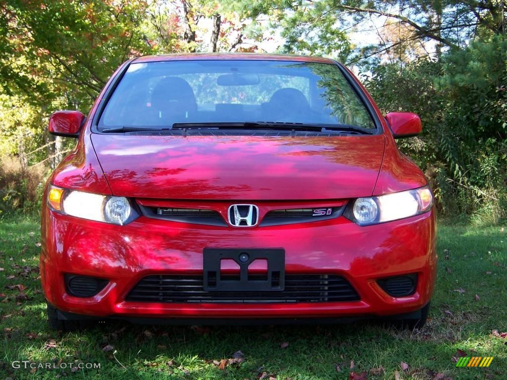 2008 Civic Si Coupe - Rallye Red / Black photo #2