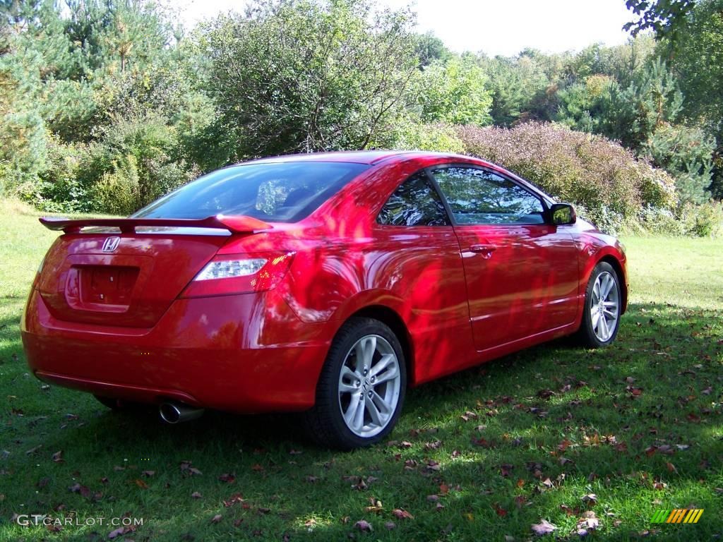 2008 Civic Si Coupe - Rallye Red / Black photo #5