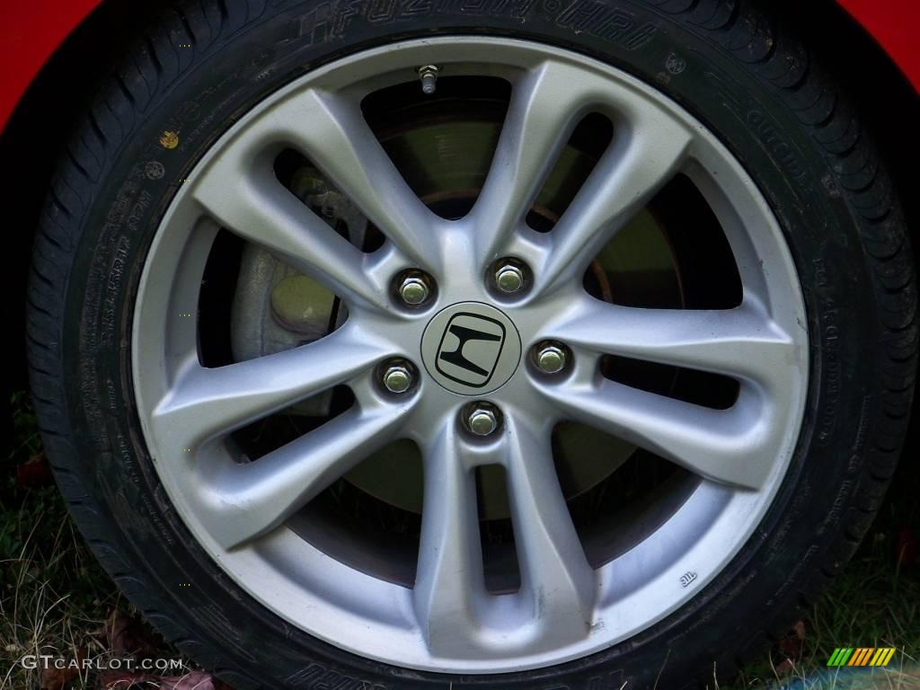 2008 Civic Si Coupe - Rallye Red / Black photo #9