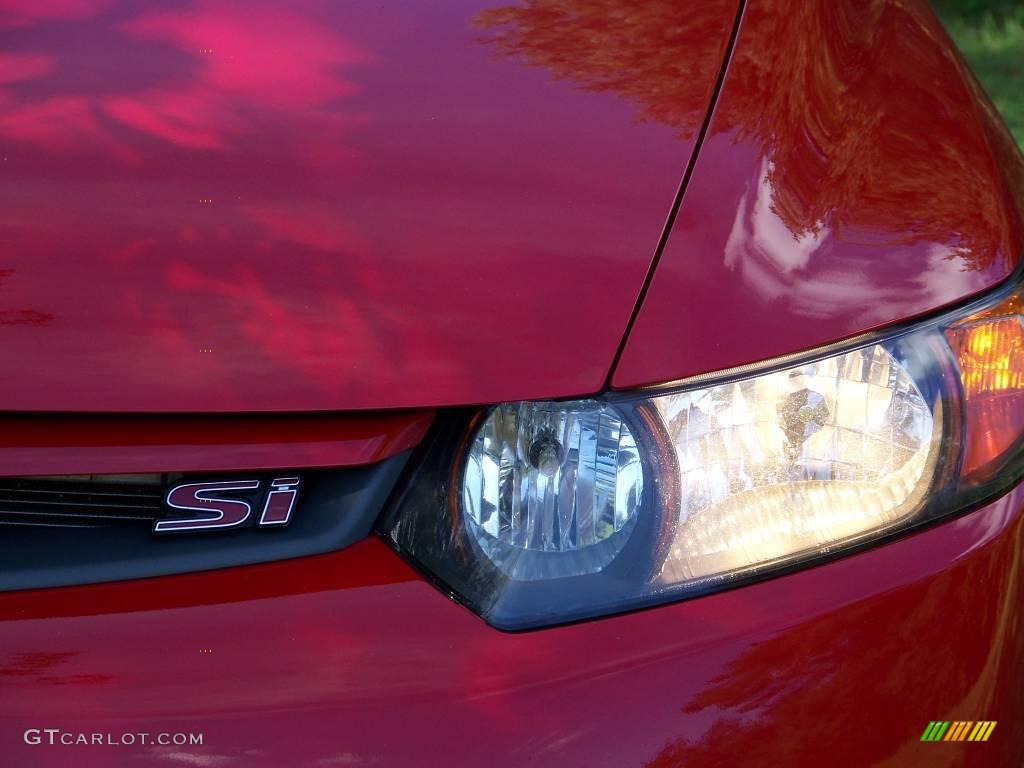2008 Civic Si Coupe - Rallye Red / Black photo #10