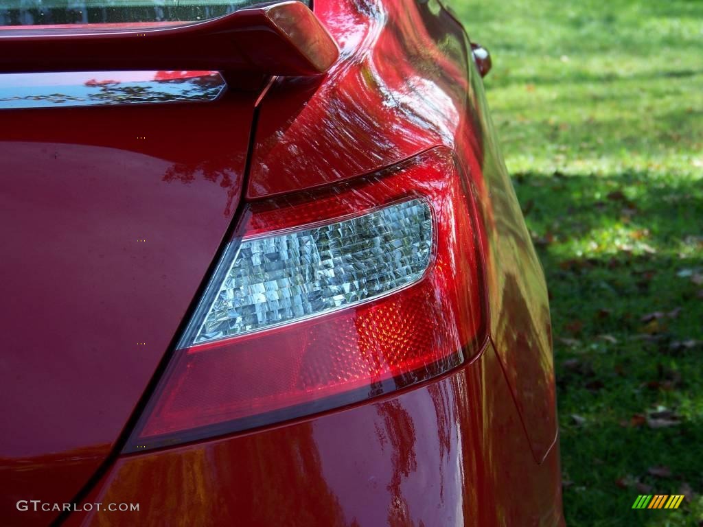 2008 Civic Si Coupe - Rallye Red / Black photo #12
