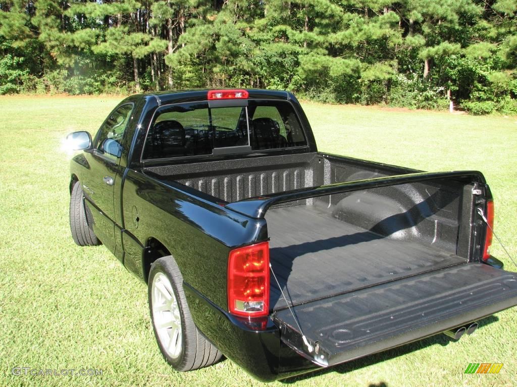 2005 Ram 1500 SRT-10 Regular Cab - Black / Dark Slate Gray photo #6