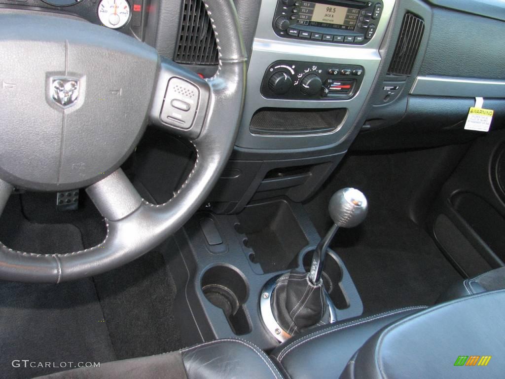 2005 Ram 1500 SRT-10 Regular Cab - Black / Dark Slate Gray photo #16