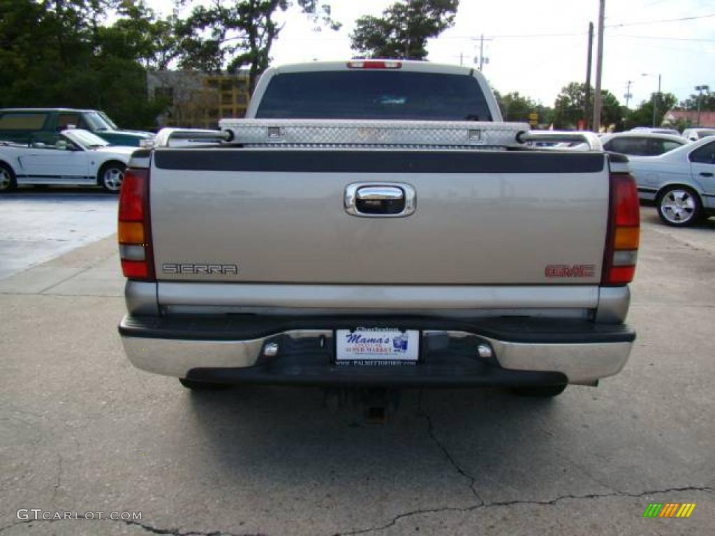 2001 Sierra 1500 SLE Extended Cab - Pewter Metallic / Graphite photo #7