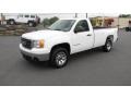 2008 Summit White GMC Sierra 1500 Regular Cab  photo #1