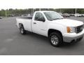 2008 Summit White GMC Sierra 1500 Regular Cab  photo #7