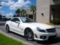 2009 designo Magno Cashmere Matte White Mercedes-Benz SL 63 AMG Roadster  photo #4