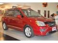 2007 Volcanic Red Kia Rondo EX V6  photo #9