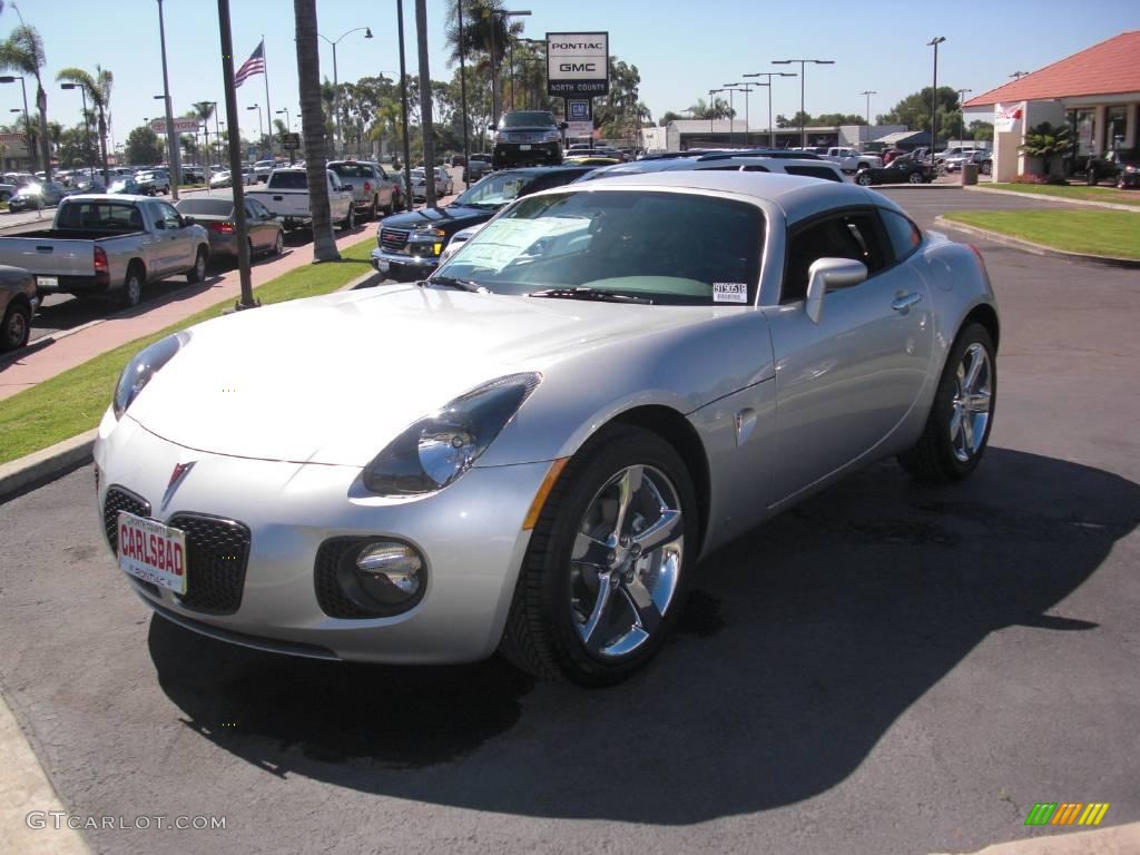 2009 Solstice GXP Coupe - Cool Silver / Ebony photo #1