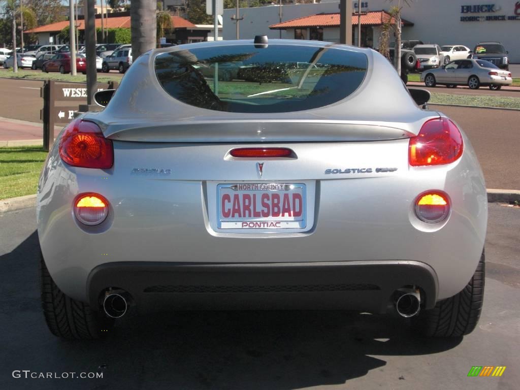 2009 Solstice GXP Coupe - Cool Silver / Ebony photo #4