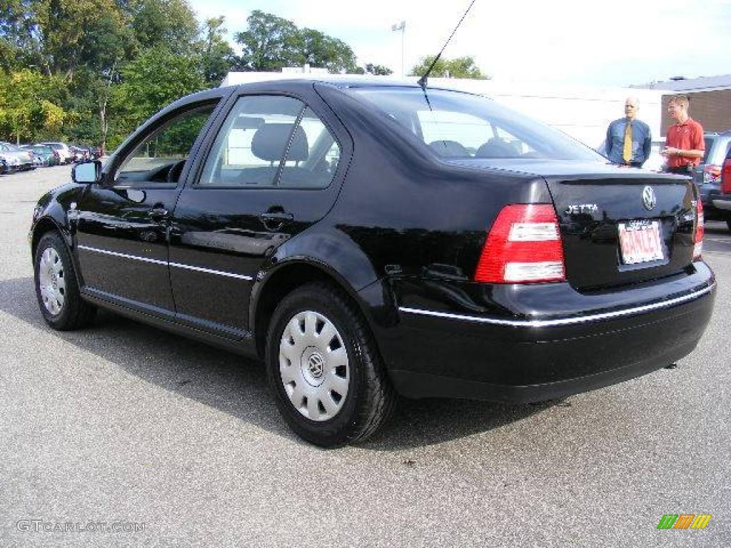 2004 Jetta GL TDI Sedan - Black / Black photo #3