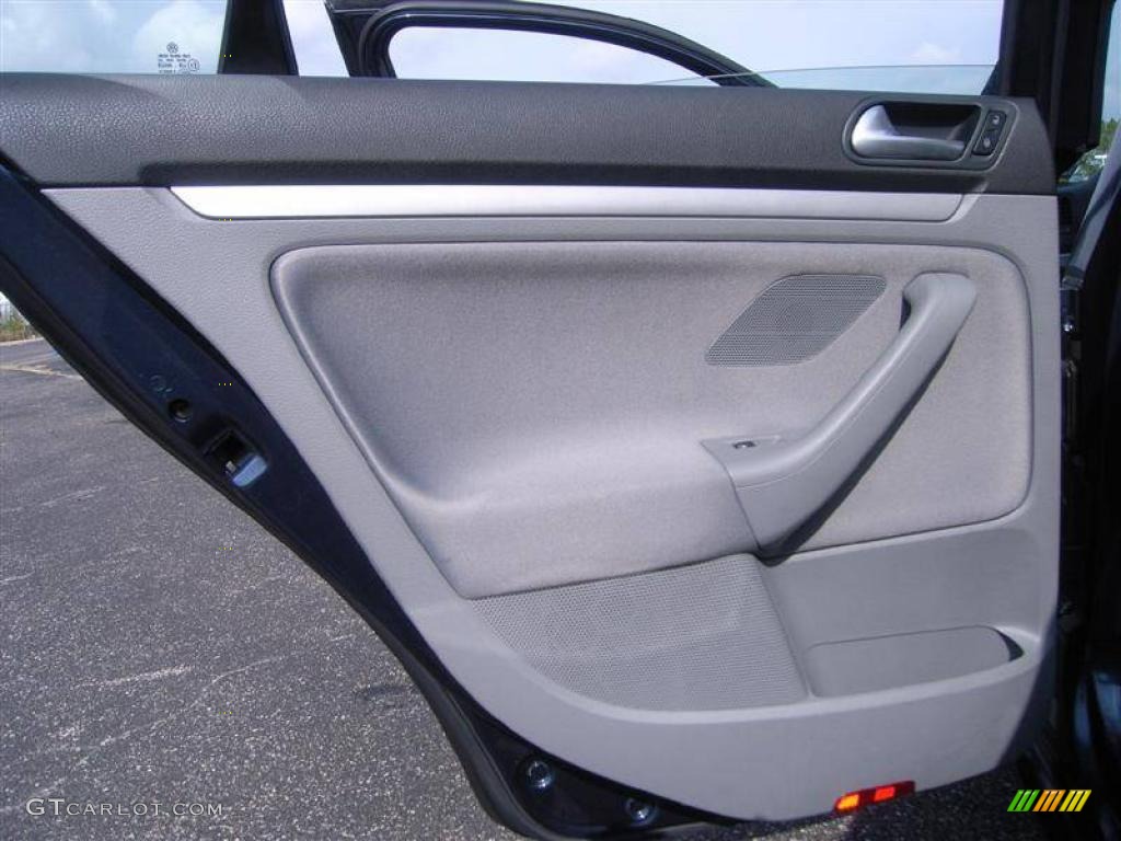 2008 Jetta S Sedan - Blue Graphite Metallic / Art Grey photo #21