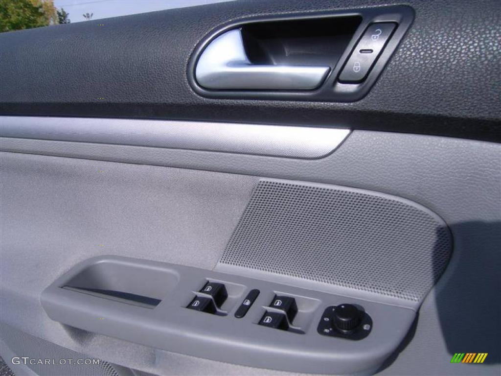 2008 Jetta S Sedan - Blue Graphite Metallic / Art Grey photo #24
