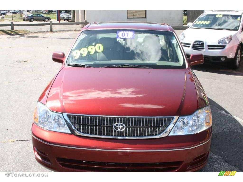 2001 Avalon XL - Vintage Red Pearl / Taupe photo #2
