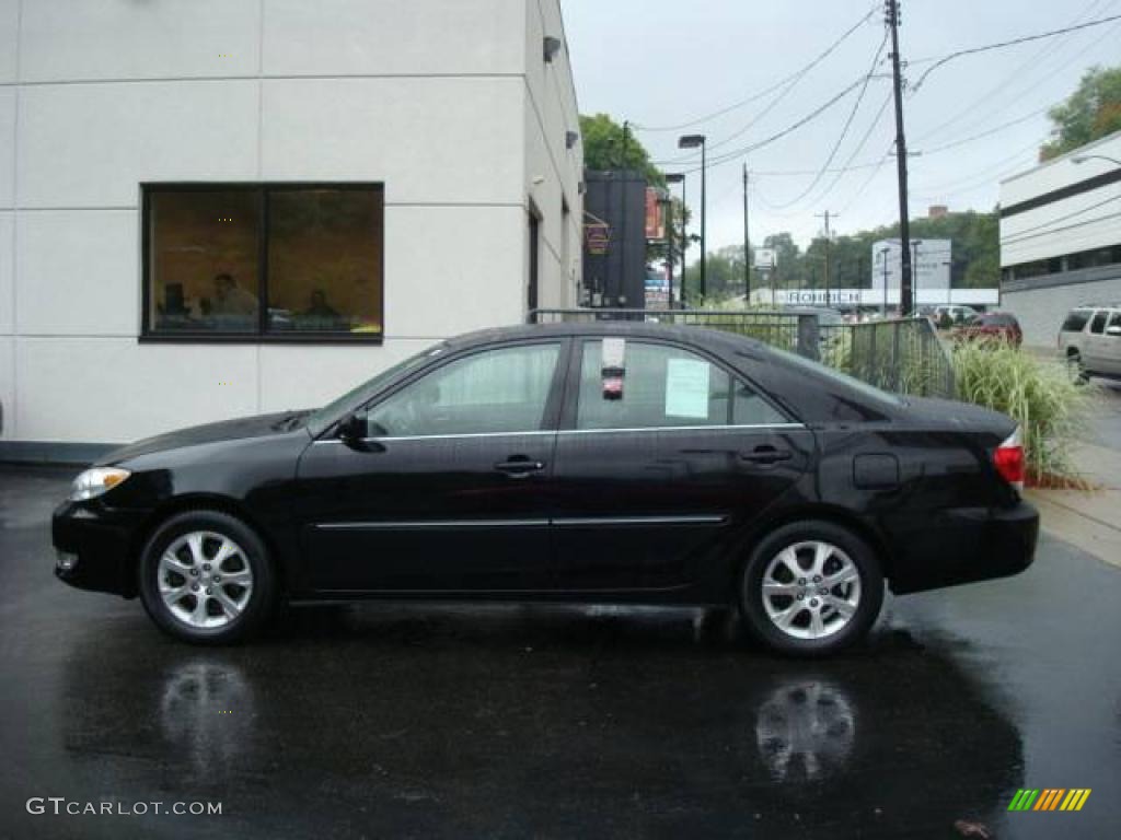 2006 Camry XLE V6 - Black / Taupe photo #1