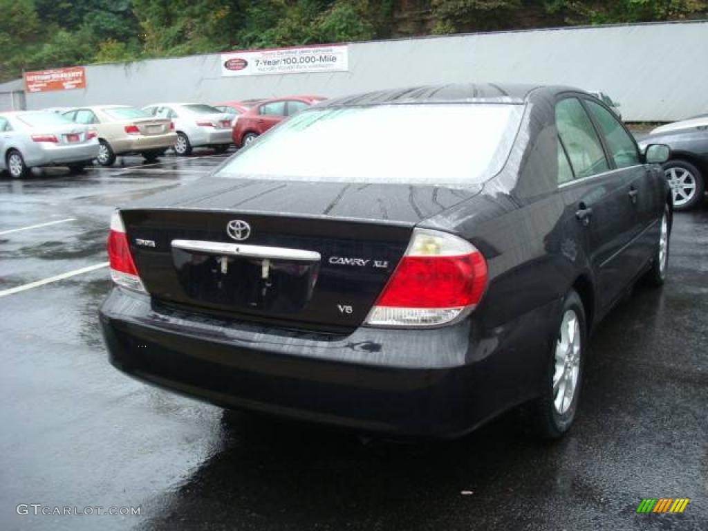 2006 Camry XLE V6 - Black / Taupe photo #4
