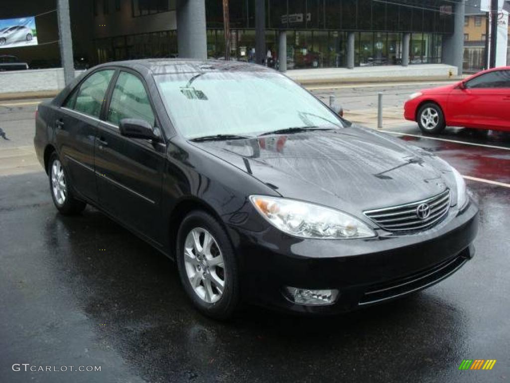 2006 Camry XLE V6 - Black / Taupe photo #6