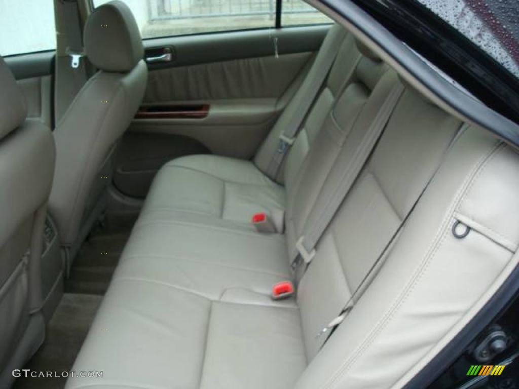 2006 Camry XLE V6 - Black / Taupe photo #11
