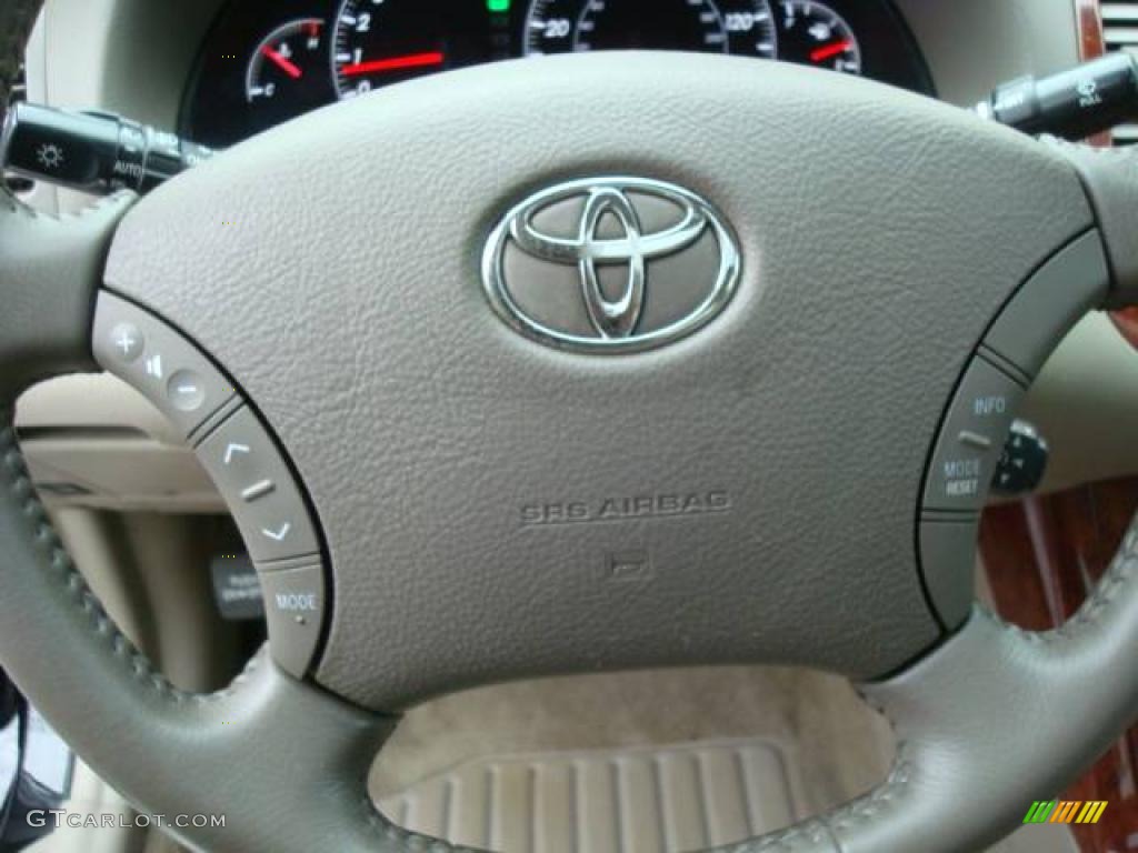 2006 Camry XLE V6 - Black / Taupe photo #17