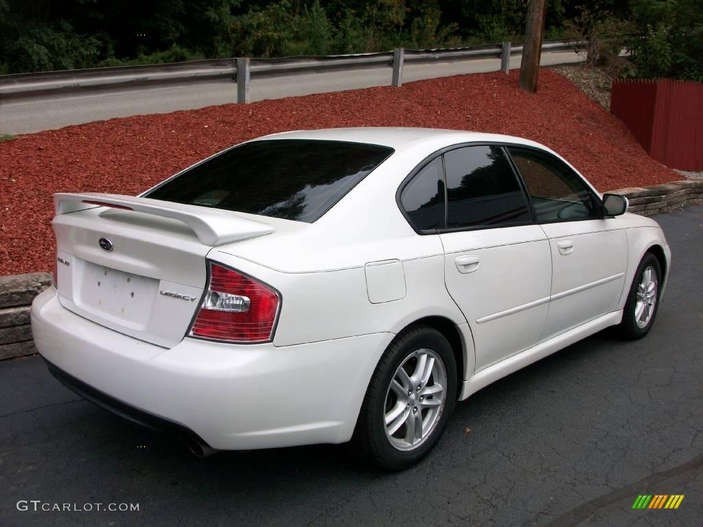 2005 Legacy 2.5i Sedan - Satin White Pearl / Charcoal Black photo #7