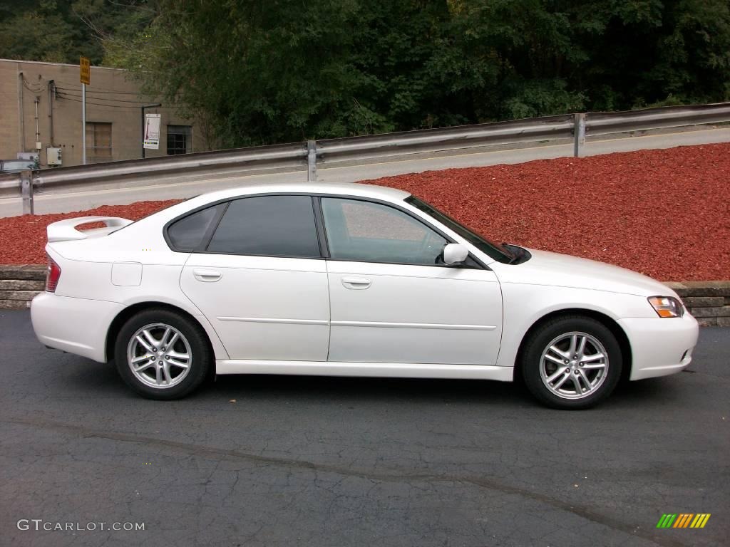 2005 Legacy 2.5i Sedan - Satin White Pearl / Charcoal Black photo #8