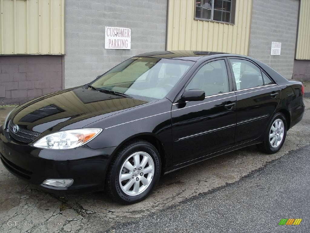 2003 Camry XLE - Black / Stone photo #1