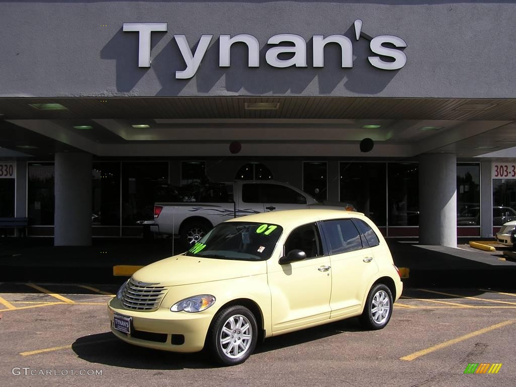 Pastel Yellow Chrysler PT Cruiser