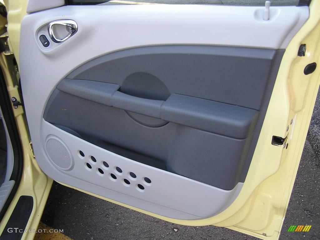 2007 PT Cruiser Touring - Pastel Yellow / Pastel Slate Gray photo #15