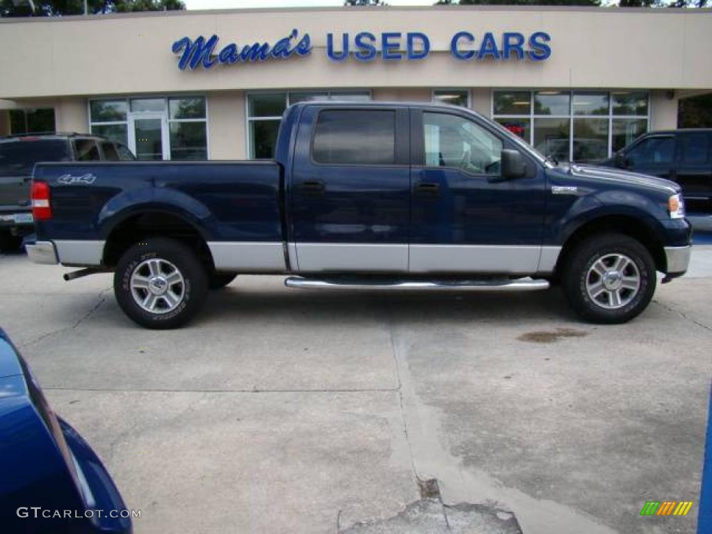 2006 F150 XLT SuperCrew 4x4 - True Blue Metallic / Medium/Dark Flint photo #1