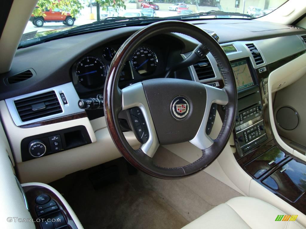 2008 Escalade AWD - Blue Chip / Cocoa/Light Cashmere photo #13