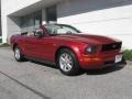2007 Redfire Metallic Ford Mustang V6 Deluxe Convertible  photo #1