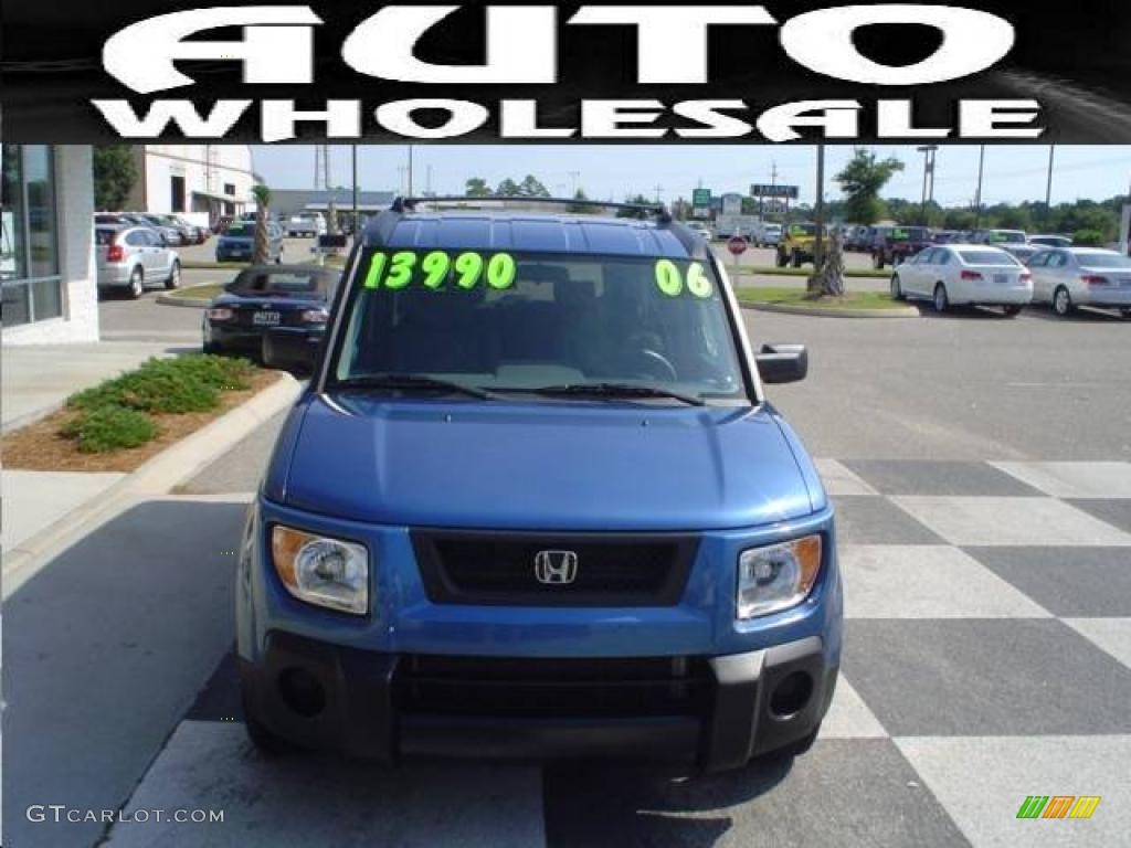 2006 Element EX-P AWD - Atomic Blue Metallic / Gray/Blue photo #2