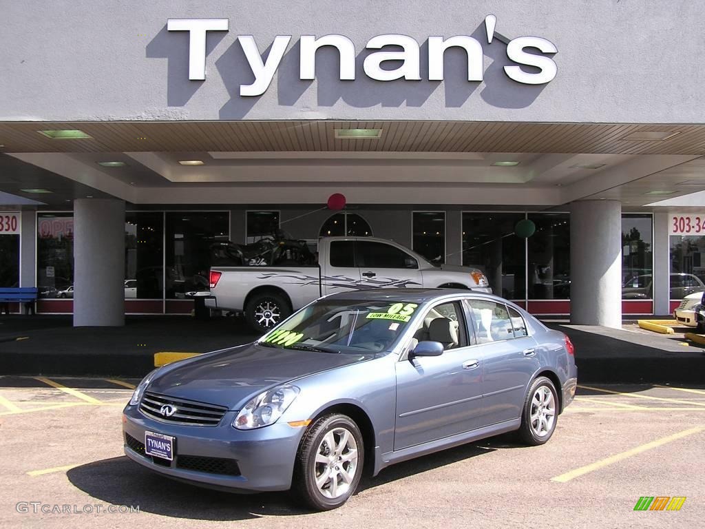 2005 G 35 x Sedan - Lakeshore Slate Blue / Stone photo #1