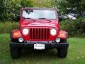 2004 Flame Red Jeep Wrangler Unlimited 4x4  photo #6
