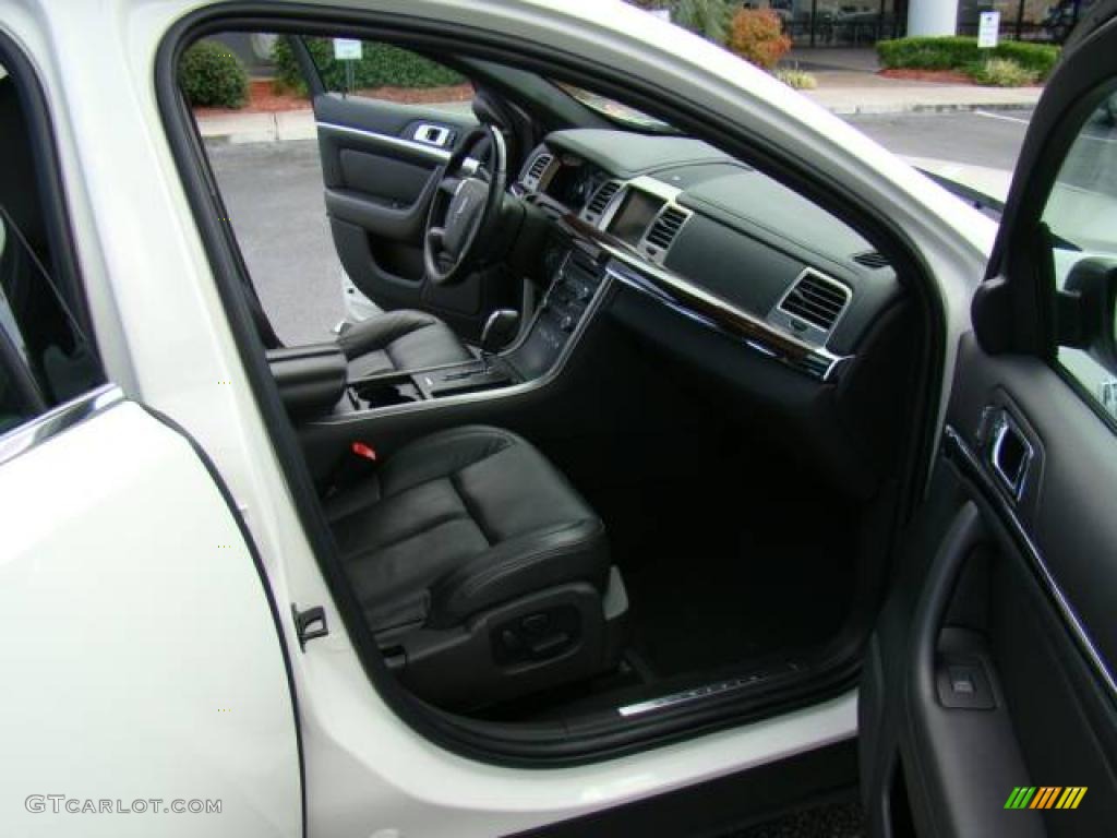 2009 MKS Sedan - White Suede / Charcoal Black photo #11
