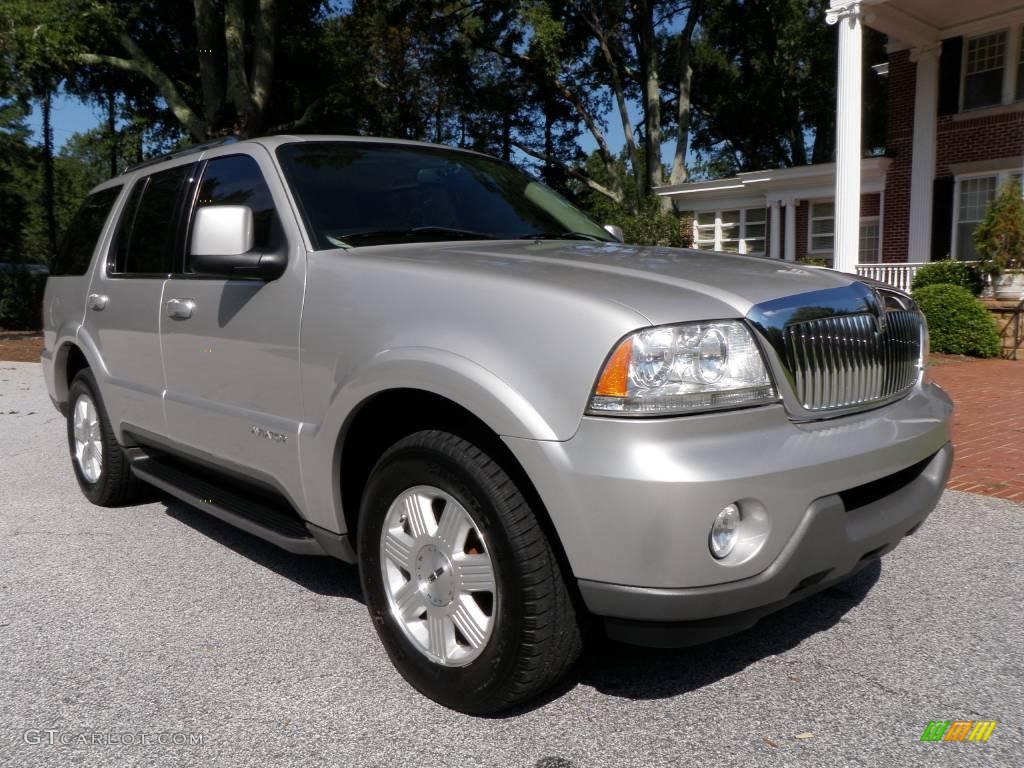 2005 Aviator Luxury AWD - Silver Birch Metallic / Camel photo #13